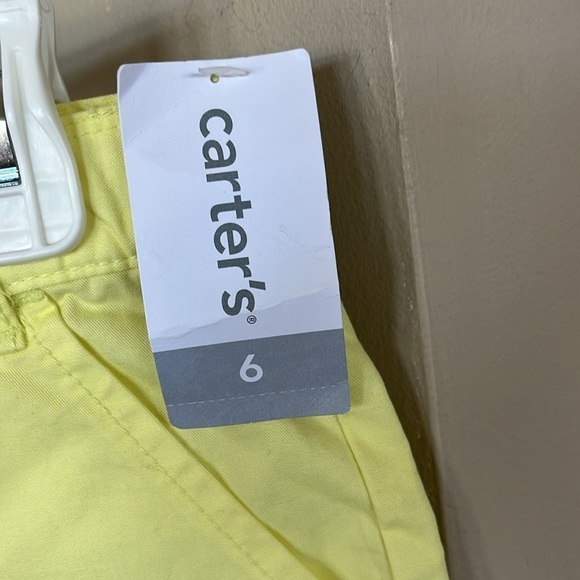 Brand New Disney Blue Minnie Daisy Top & Carter’s Yellow Classic Chino Shorts - Picture 8 of 15